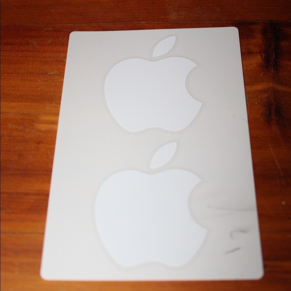 Apple Decal Stickers (2)
